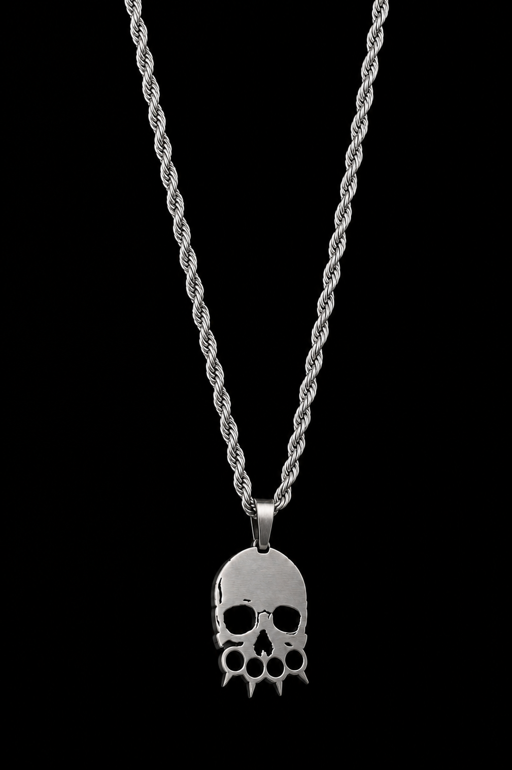 SKULLNUCKEL Pendant + Chain