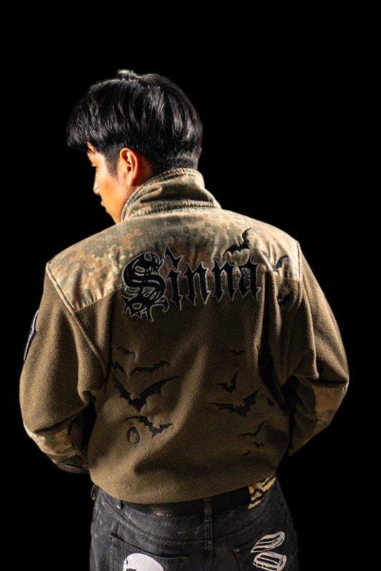 SINNA BAT CAMO FLEECE ZIP