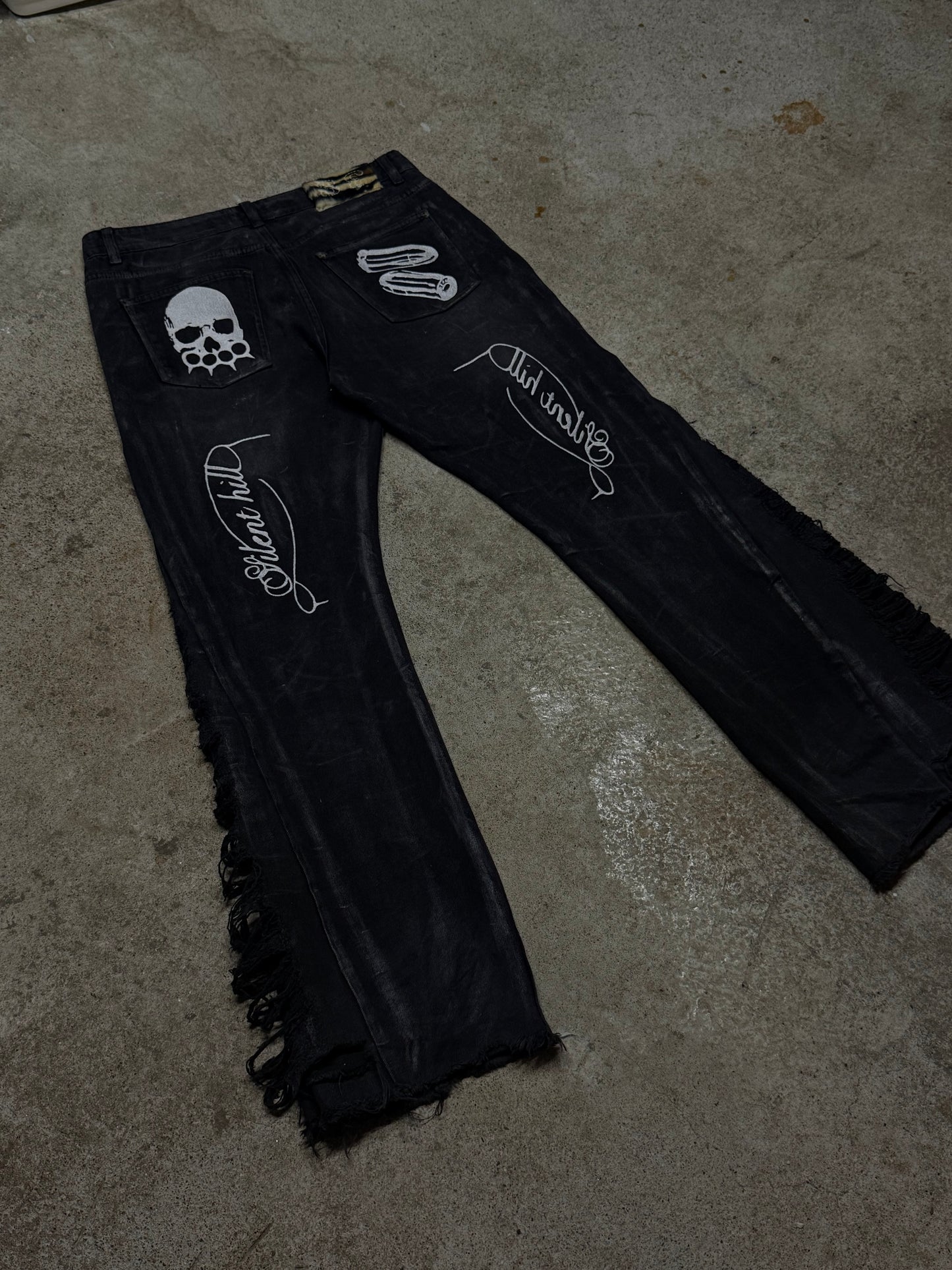 SINNA HILL WAXED JEANS
