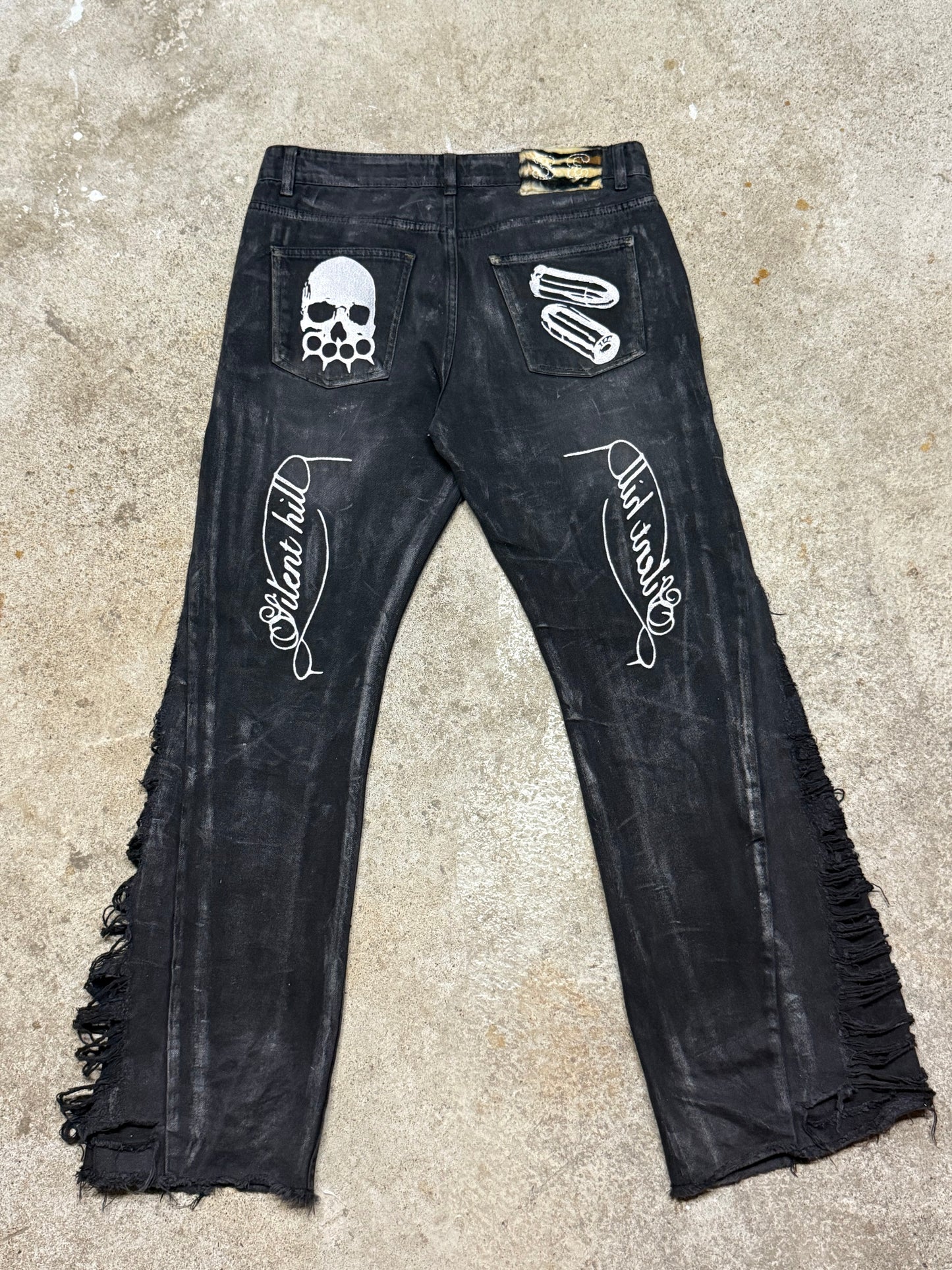 SINNA HILL WAXED JEANS